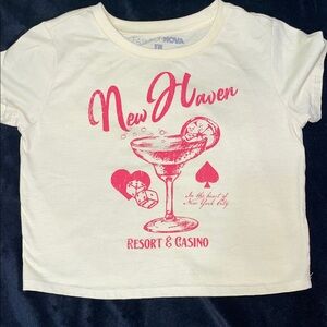 Fashion Nova baby yellow and Pink Graphic Tee